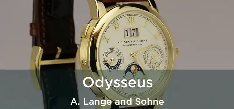  Odysseus A. Lange and Sohne