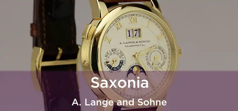  Saxonia A. Lange and Sohne